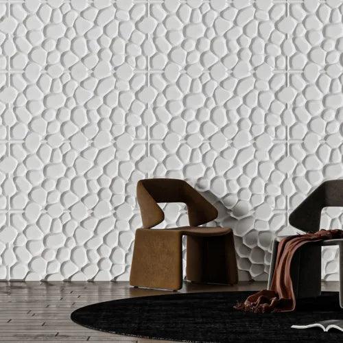 Art3d 6-Sheet 23.6in. x 47.2in. Large PVC 3D Wall Panel Sandpits,46.2 Sq.Ft. - Furniture4Design