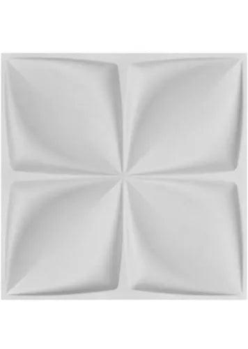 Art3d Decorative 3D Wall Panels Pack of 12 Tiles 32 Sq Ft, White (PVC) @B16 - Furniture4Design