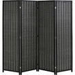 Bamboo Room Divider Folding Privacy Screen 4 Panel 72" High 17.7" Wide - Furniture4Design