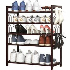 Bamboo Shoe Rack,Sundries rack Kitchen shelf 5 Tier Wooden Shoe Shelf Storage - Furniture4Design