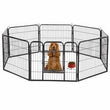 BestPet Hammigrid 32" 8 Panel Heavy Duty Pet Playpen Dog Exercise Pen Cat Fence - Furniture4Design