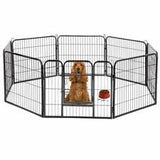 BestPet Hammigrid 32" 8 Panel Heavy Duty Pet Playpen Dog Exercise Pen Cat Fence - Furniture4Design