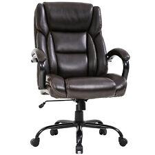 Big and Tall Office Chair 500lbs Wide Seat Rolling Swivel chair W/Lumbar Support - Furniture4Design