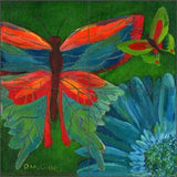 Butterfly Tile Backsplash Debbie McCulley Floral Art Ceramic Mural POV-DM008 - Furniture4Design