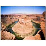 Canyon Ceramic Tile Wall Mural PT500362. 48" W x 36" H (12) 12x12 tiles - Furniture4Design