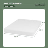 Comfort Plus 8 Inch CertiPUR-US Certified Foam Mattress for Queen Bed - Furniture4Design