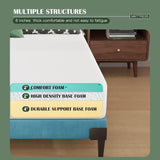 Comfort Plus 8 Inch CertiPUR-US Certified Foam Mattress for Queen Bed - Furniture4Design