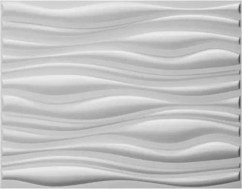 Decorative PVC 3D Wall Panels, 32 Square Feet, Wave 2 - Furniture4Design