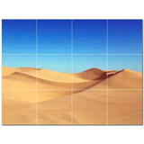 Desert Ceramic Tile Wall Mural PT500488. 24" W x 18" H (12) 6x6 tiles - Furniture4Design