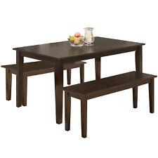 Dining Table Set Dining Table Kitchen Table and Bench for 4 Dining Room Table - Furniture4Design