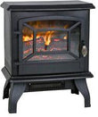 Electric Fireplace Heater Stove Portable 1500W Safety CSA 20"Wx17"Hx10"D,Black - Furniture4Design