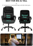 Elegant and Sturdy Big and Tall Office Chair with 500lbs Weight Capacity - Furniture4Design