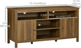 Entertainment TV Stand with Storage Shelves for TVs up to 65 - Furniture4Design