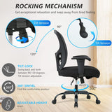 Ergonomic Big and Tall 400lb Office Chair with Adjustable Lumbar Support - Furniture4Design