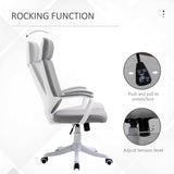 Ergonomic High Back Office Chair with Lumbar Support and Adjustable Height - Furniture4Design