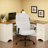 Ergonomic White Big and Tall Office Chair with Lumbar Support - Furniture4Design