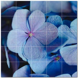 Flowers Ceramic Tile Wall Mural PT500630. 72" W x 48" H (24) 12x12 tiles - Furniture4Design