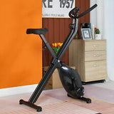 Foldable Exercise Stationary Bike with 8 Levels of Magnetic Resistance Indoor - Furniture4Design