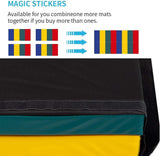 Foldable Gymnastics Mat with Velcro Strip - 4'x8'x2 - Furniture4Design