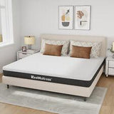 Gel Memory Foam Mattress with Removable Cover Medium Firm Support & Pressure - Furniture4Design