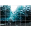 Glacier Ceramic Tile Wall Mural PT500737. 72" W x 48" H (24) 12x12 tiles - Furniture4Design