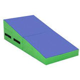 Gymnastics Mat 48x24 Inch Incline Mat Folding Wedge Mat for Home Gym - Furniture4Design