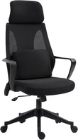 High Back Office Chair with Massage Lumbar Support & Rocking Function - Furniture4Design