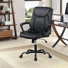 Home Office Chair Ergonomic Desk Chair PU Leather Task Chair - Furniture4Design