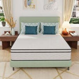 Hybrid Mattress with Innerspring and Foam/Fiberglass Free/Medium Firm Mattress - Furniture4Design