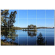 Lakes Ceramic Tile Wall Mural PT500808. 25.5" W x 17" H (24) 4.25 tiles - Furniture4Design