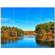 Lakes Ceramic Tile Wall Mural PT500812. 48" W x 36" H (12) 12x12 tiles - Furniture4Design