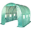 Large Portable Walk-in Plastic Greenhouse L9.8' x W6.5' x H6.5' for Outdoor - Furniture4Design