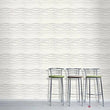 Luxorware 3D Wall Panel 12PK Tiles 32 sqf CE Certified White PVC Panel (LW3D881) - Furniture4Design