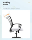 Mesh Ergonomic Mid Back Office Chair with Swivel Casters - Furniture4Design