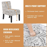 Modern Fabric Living Room Armless Chair with Elegant Design and Easy Assembly - Furniture4Design