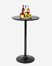 Modern Round Pub Hydraulic Dining Room Home Kitchen Bar Top Tall Table, Black - Furniture4Design