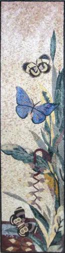 Mosaic Marble Butterfly Floral Insect Garden Home Decor - Furniture4Design