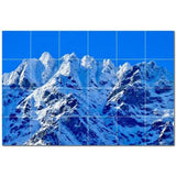 Mountains Ceramic Tile Wall Mural PT500860. 72" W x 48" H (24) 12x12 tiles - Furniture4Design