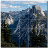 Mountains Ceramic Tile Wall Mural PT500887. 72" W x 48" H (24) 12x12 tiles - Furniture4Design