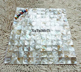 natural square river shell mosaic kitchen bathroom bedroom floor wall tile - Furniture4Design