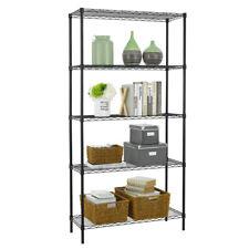 New 5 Tier Wire Shelving Unit NSF Metal Shelf Rack 1250 LBS Capacity 14"x36"x72" - Furniture4Design