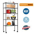 New 5-Tier Wire Shelving Unit Steel Large Metal Shelf Organizer Garage Storage - Furniture4Design