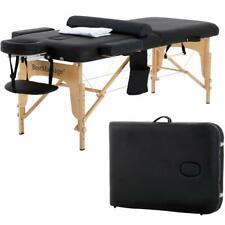 New BestMassage 2.5" Pad PU Portable Massage Table Facial Spa Bed W/Carry Case - Furniture4Design