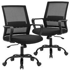 Office Chair Desk Chair Computer Chair Swivel Executive Lumbar Support 2 Pack - Furniture4Design