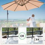 Offset Hanging Patio Umbrella with Sun Protection and Easy Setup - Furniture4Design