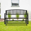 Patio Glider Bench Garden Bench for Patio Outdoor Bench Metal Bench Park - Furniture4Design