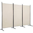 PayLessHere 3 Panel Room Divider Folding Privacy Screen 5.9FT Partition Room - Furniture4Design