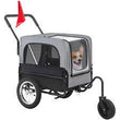 Pet Stroller 2-in-1Dog Bike Trailer Dog Stroller Bicycle Trailer Jogger Carrier - Furniture4Design