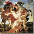 Peter Rubens Mythology Tile Mural PT07684. 60 x 60 (25) 12x12 tiles - Furniture4Design