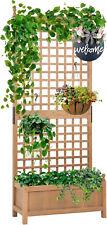 Planter with Trellis Planter Box with Trellis Raised Garden Bed with Trellis - Furniture4Design